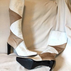 Sergio Rossi "pony hair" boots